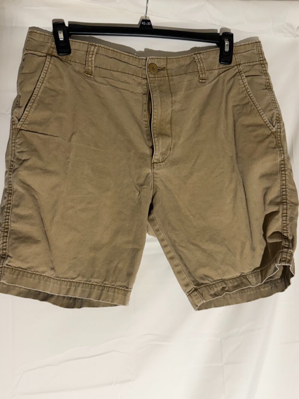 Men's Cargo Shorts, Beige. Size 36